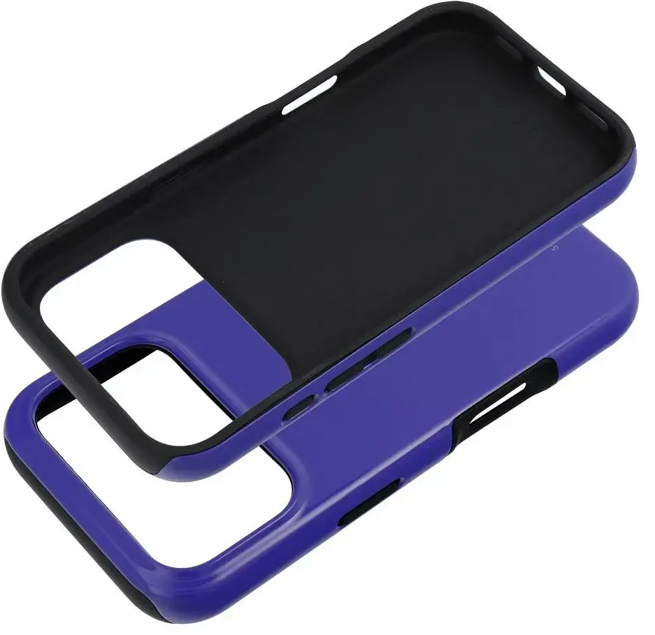 Dėklas ROAR futerał RAINBOW BUMPER kompatybilny su MagSafe do SAMSUNG S26 Ultra violetinė