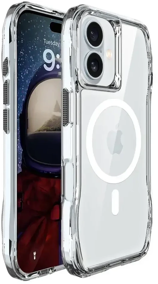 Dėklas ROAR case SLIM DEFENDER compatible with MagSafe for IPHONE 18 Pro / 17 Pro transparent