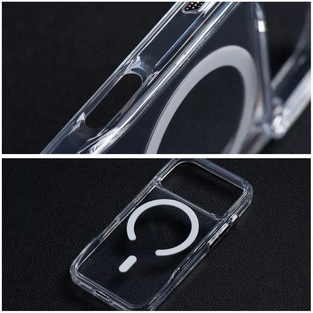 Dėklas ROAR case SLIM DEFENDER compatible with MagSafe for IPHONE 18 Pro Max / 17 Pro Max transparent