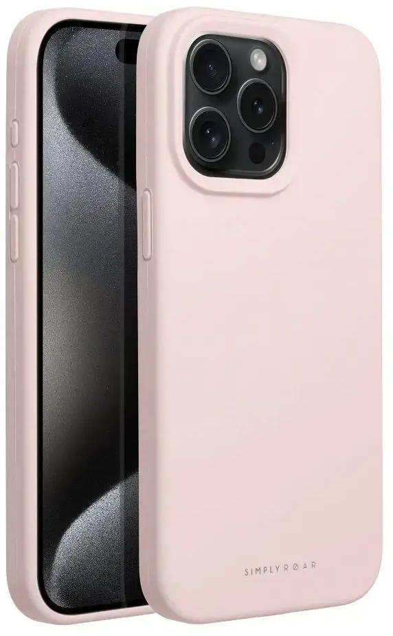 ROAR dėklas CLOUD SKIN, skirtas IPHONE 15 Pro Max Light Rožinė