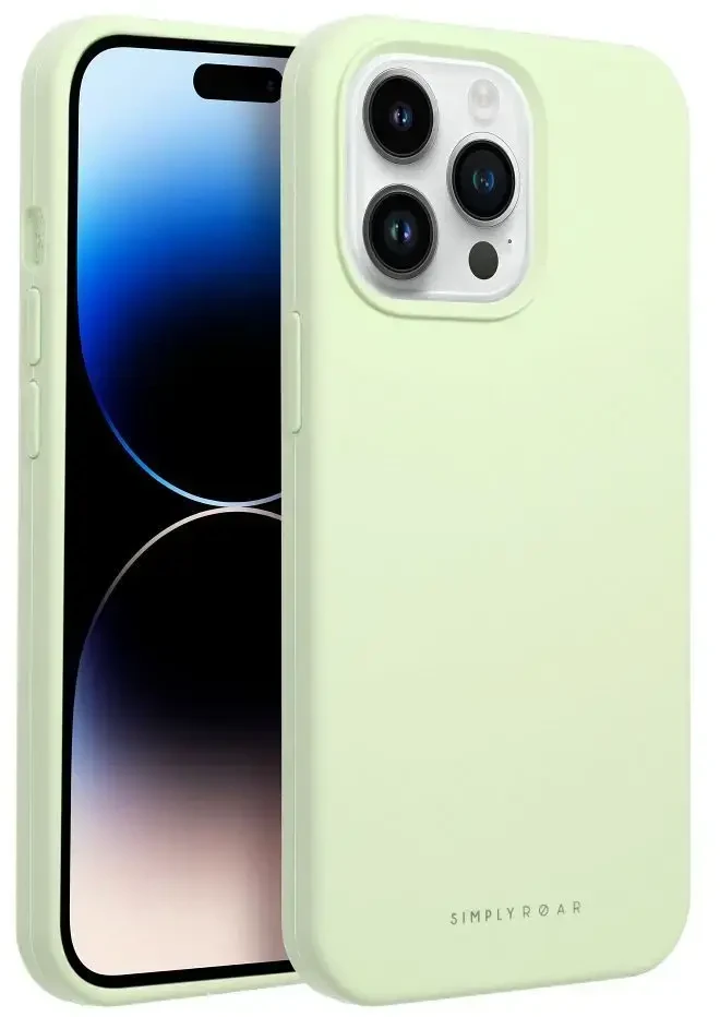 ROAR dėklas CLOUD SKIN, skirtas IPHONE 14 Pro Max Light žalias