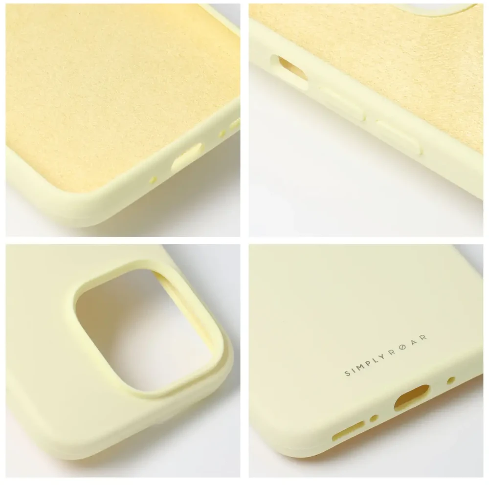 ROAR dėklas CLOUD SKIN, skirtas IPHONE 14 Light Geltona