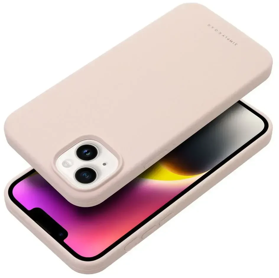 ROAR dėklas CLOUD SKIN, skirtas IPHONE 14 Light Rožinė