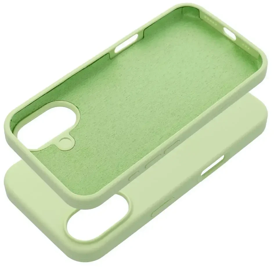 ROAR dėklas CLOUD SKIN, skirtas IPHONE 16 Light žalias