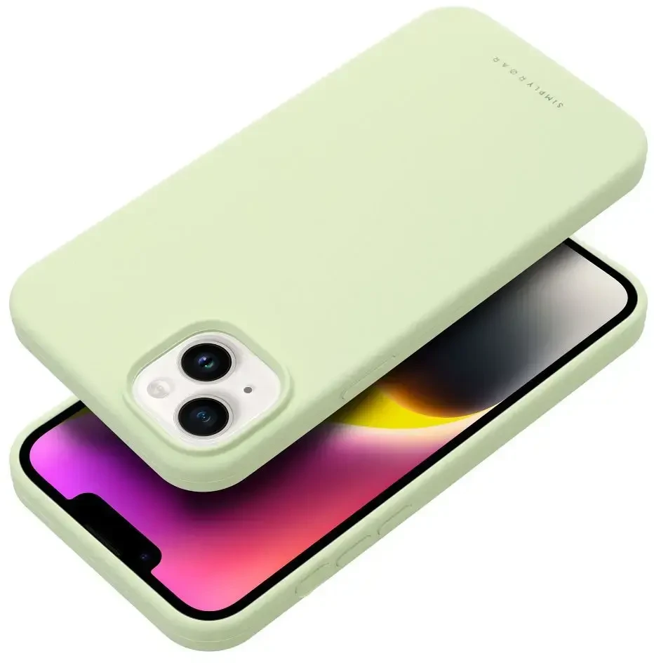 ROAR dėklas CLOUD SKIN, skirtas IPHONE 14 Light žalias