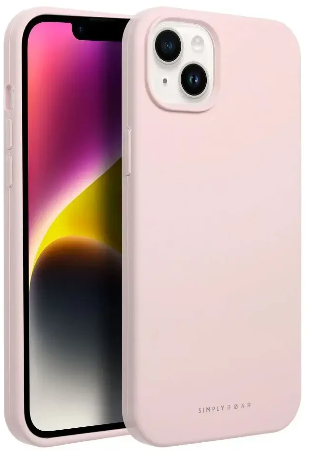 ROAR dėklas CLOUD SKIN, skirtas IPHONE 14 Light Rožinė