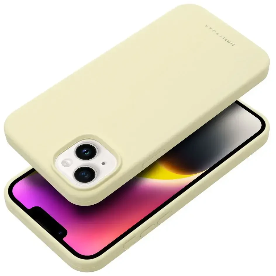 ROAR dėklas CLOUD SKIN, skirtas IPHONE 14 Light Geltona