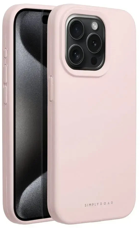 Dėklas ROAR case CLOUD SKIN for IPHONE 15 Pro Light Rožinė