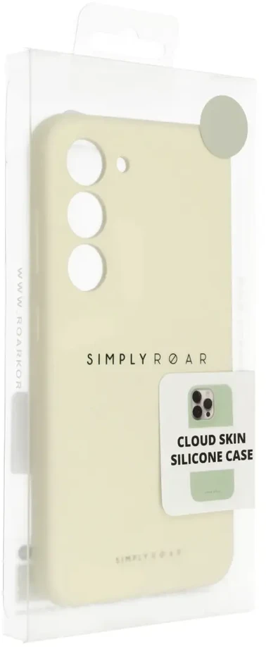 ROAR dėklas CLOUD SKIN skirtas Samsung Galaxy S23 5G geltonos spalvos
