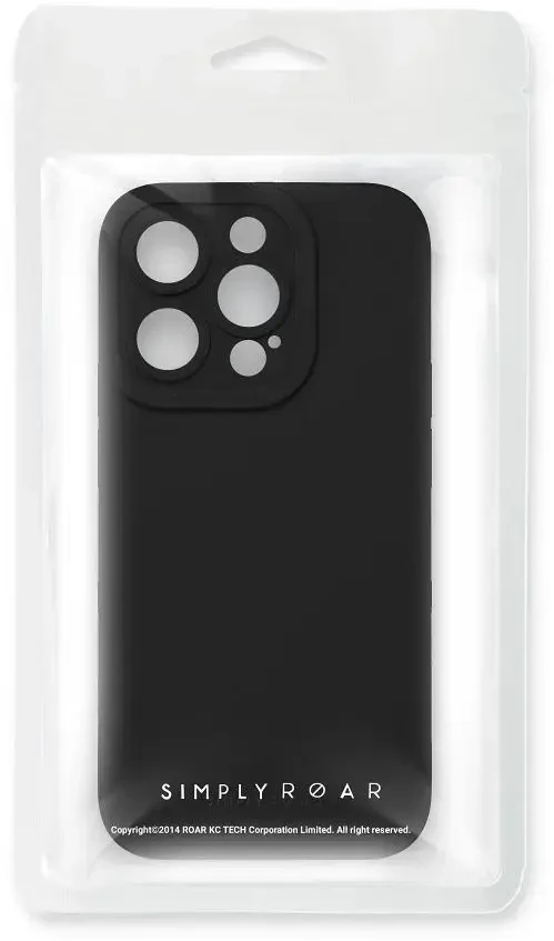 Dėklas ROAR case LUNA for IPHONE 18 Pro / 17 Pro Juodas