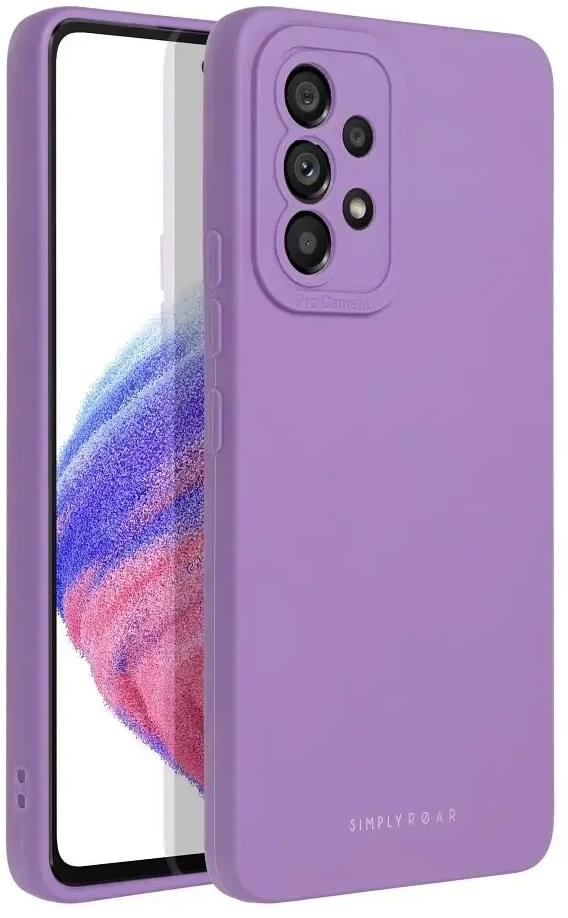 ROAR dėklas LUNA skirtas Samsung Galaxy A53 5G violetinės spalvos