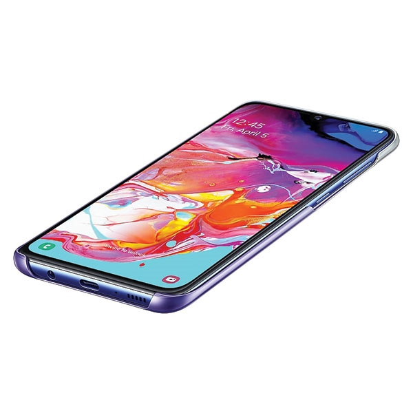 Dėklas Samsung Galaxy A70 Gradation Nugarėlė Violetinė