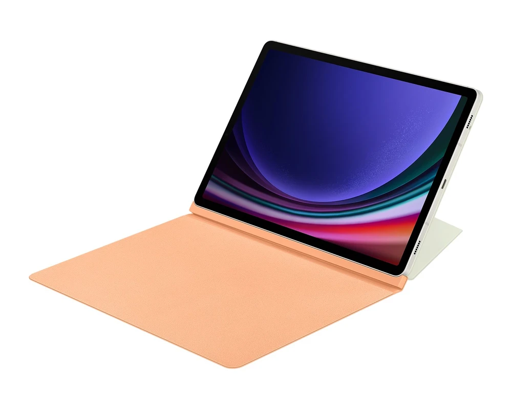112803 EF-BX710POE Samsung Smart Book Cover Galaxy Tab S9/S9 FE dėklas planšetiniam kompiuteriui oranžinės spalvos