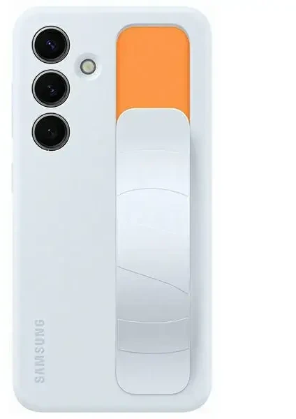 Dėklas Samsung Galaxy S24 Standing Grip Cover Light Mėlyna