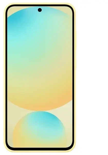 112803 EF-PS721CYE Samsung silikoninis dėklas Galaxy S24 FE geltonos spalvos
