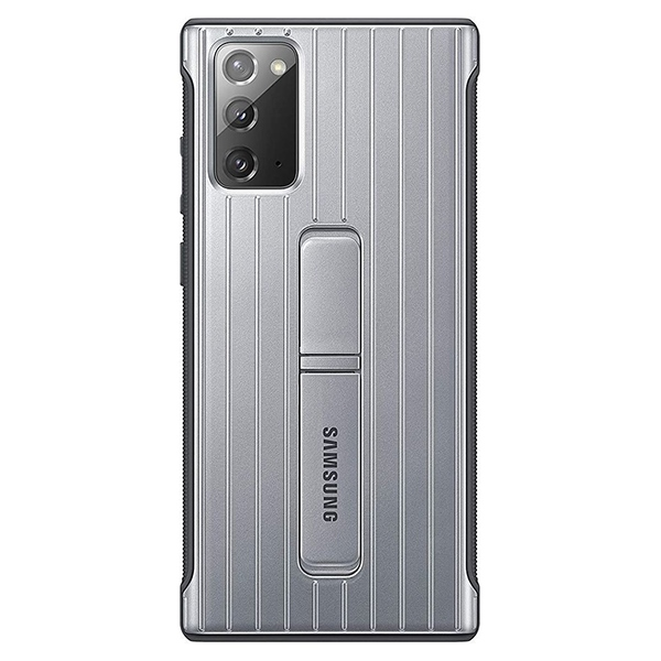 Apsauginis stacionarus dėklas, skirtas „Samsung Galaxy Note 20/Note 20 5G“ (sidabrinis)