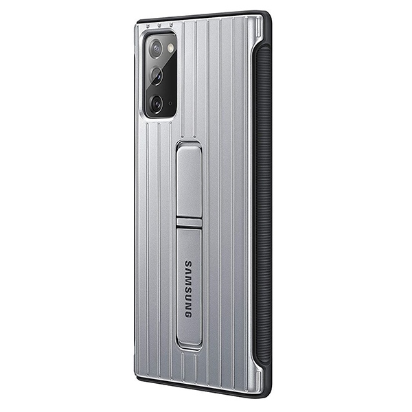 Apsauginis stacionarus dėklas, skirtas „Samsung Galaxy Note 20/Note 20 5G“ (sidabrinis)