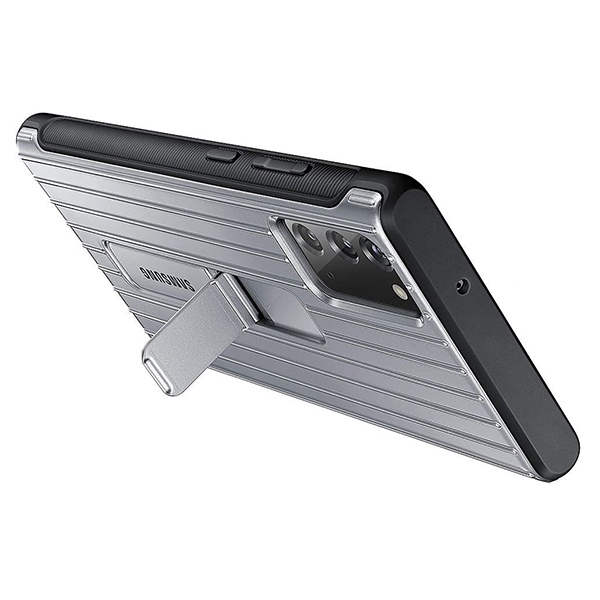 Apsauginis stacionarus dėklas, skirtas „Samsung Galaxy Note 20/Note 20 5G“ (sidabrinis)