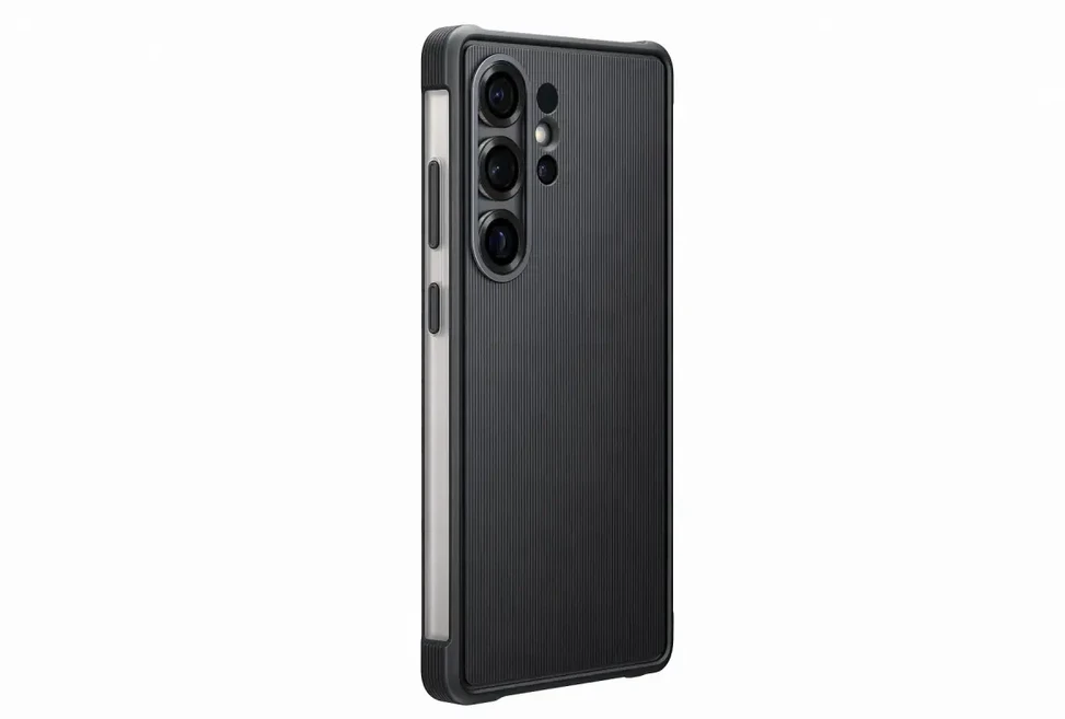 Dėklas EF-RS938CBE Samsung Rugged Cover for Galaxy S25 Ultra Juodas (Damaged Package) (Pažeista pakuotė)
