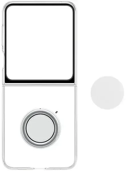 „Samsung EF-XF731CTEGWW Z Flip5“ permatomas, skaidrus įtaiso dėklas
