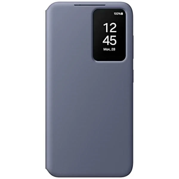 „Samsung Galaxy S24 Smart View“ piniginės dėklas, violetinis