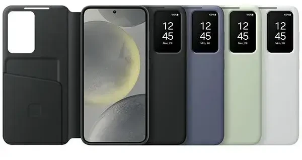 Samsung EF-ZS926CGEGWW Smart View Wallet dėklas-knygelė, skirta Samsung Galaxy S24+ žalias