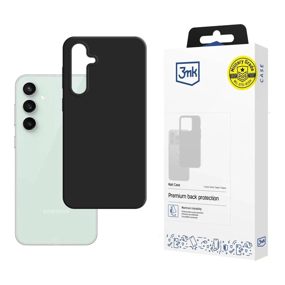 Dėklas 3mk Matt Case Samsung S711 S23 FE juodas