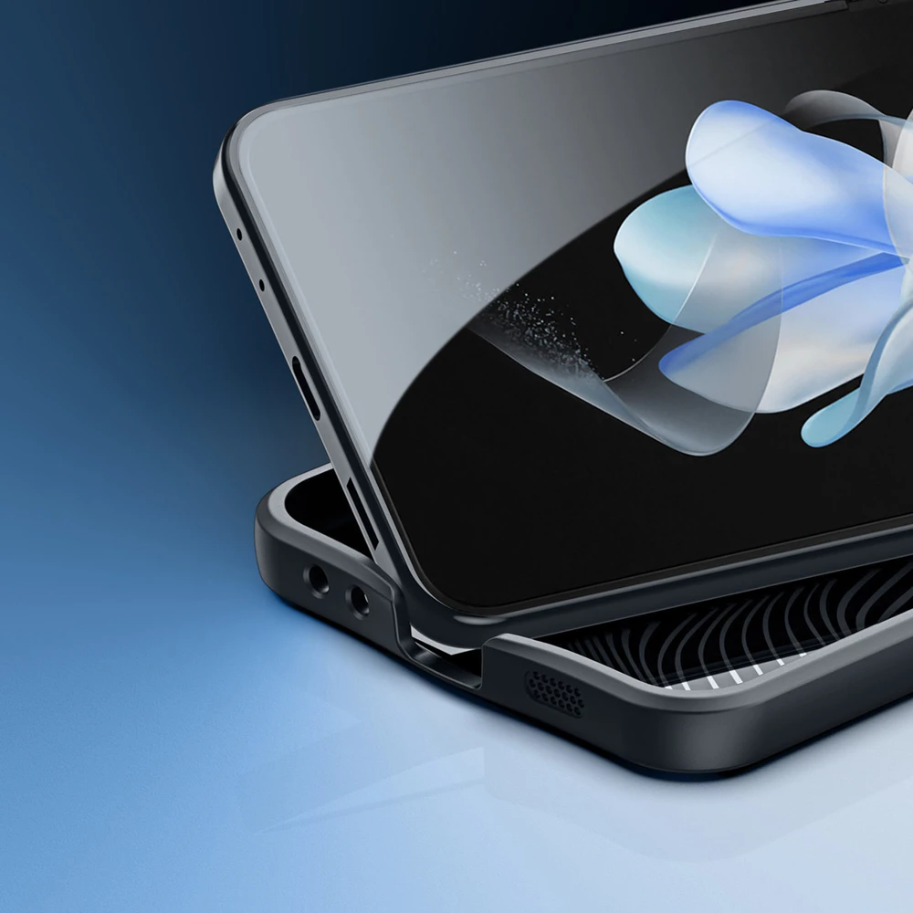 Dėklas Dux Ducis "Aimo Mag" skirtas Samsung F731 Z Flip5 juodas