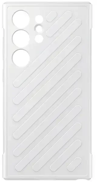 Dėklas „Samsung Galaxy S24 Ultra Shield“ dangtelis šviesiai pilkas