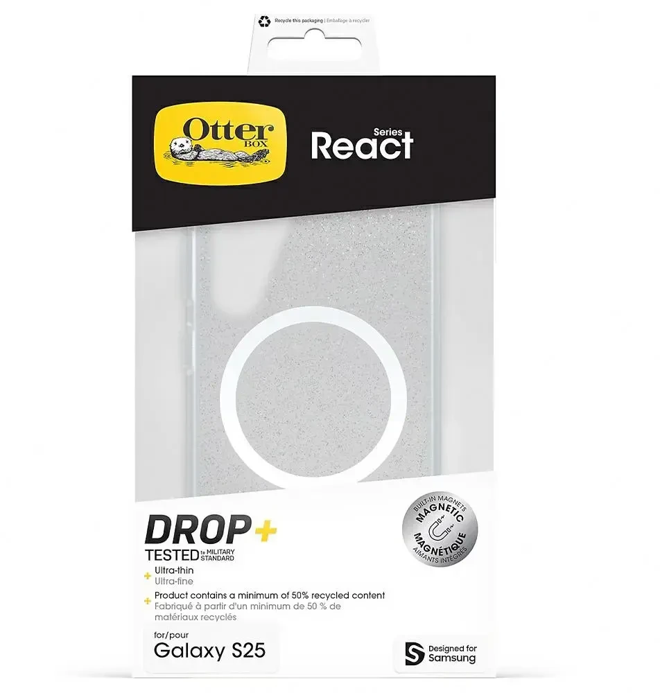 Dėklas Samsung Otterbox React Magnet Galaxy S25 stardust