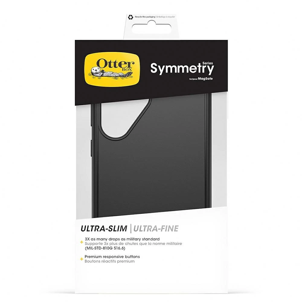112803 Samsung Otterbox Symmetry Magnet Galaxy S25 Ultra dėklas telefonui juodos spalvos
