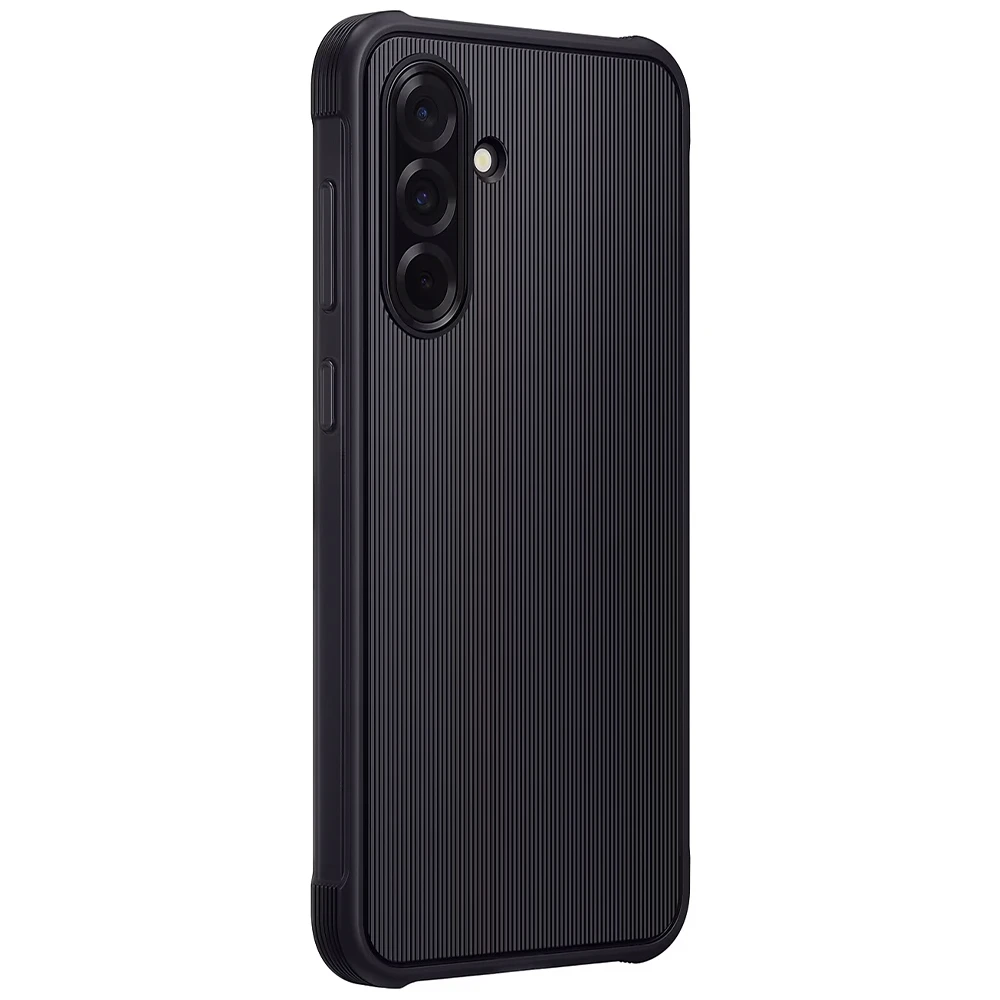 Dėklas Samsung Galaxy A36 Rugged Cover Juodas