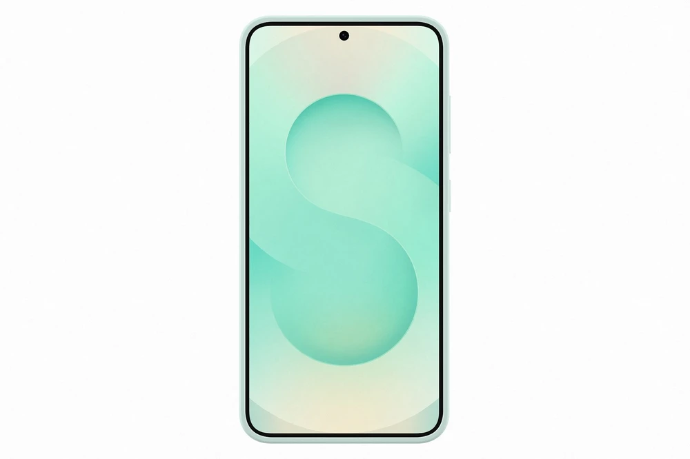Samsung Galaxy S25 silikoninis dėklas mėtinis