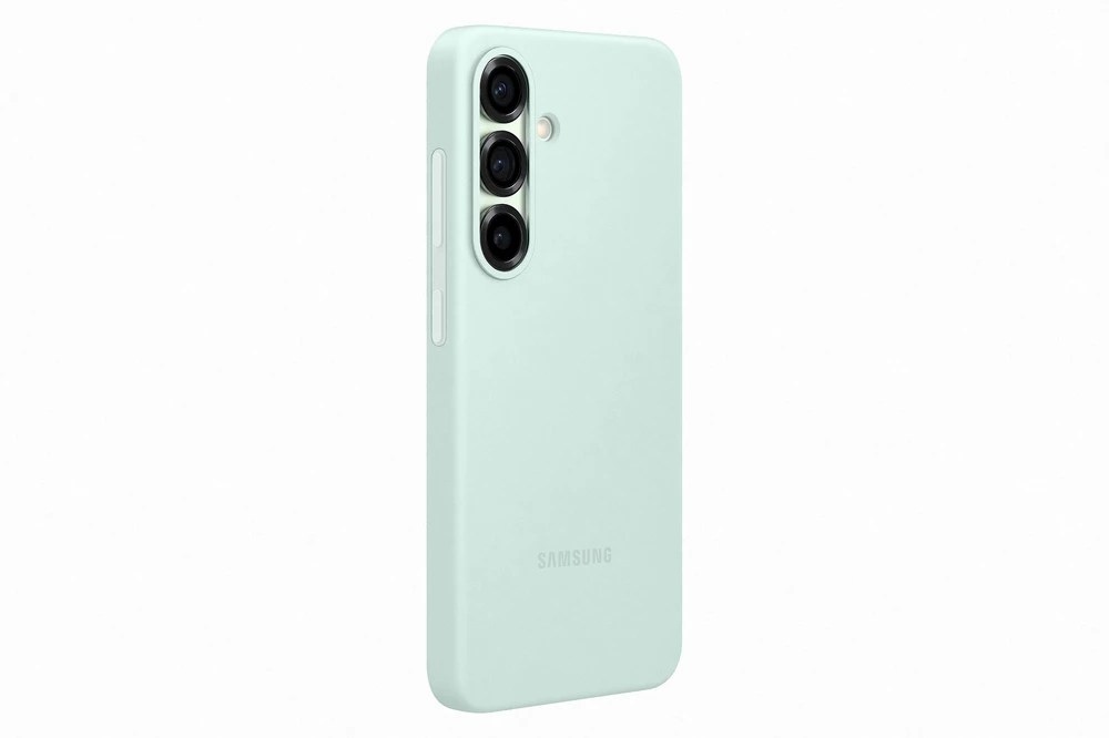 Samsung Galaxy S25 silikoninis dėklas mėtinis