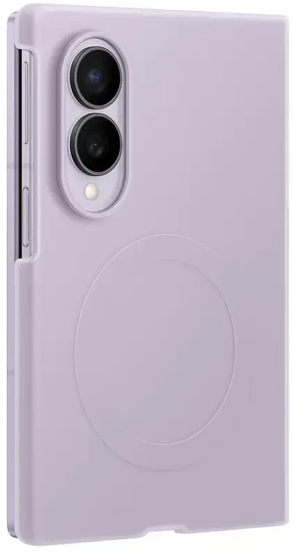 Dėklas EF971CVE silikoninis magnetas „Samsung Galaxy Fold 8“, violetinis