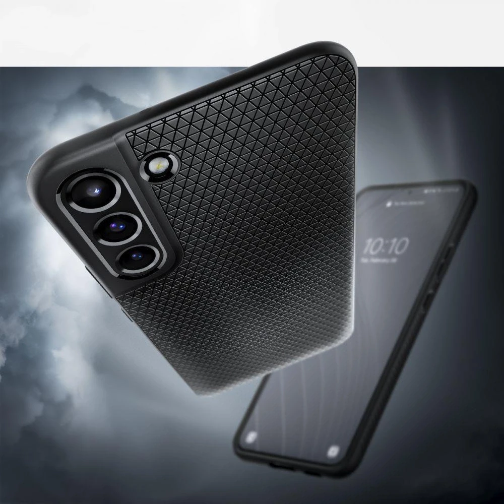 Spigen Liquid Air dėklas skirtas Samsung Galaxy S22 Plus, spalva - Matte Black