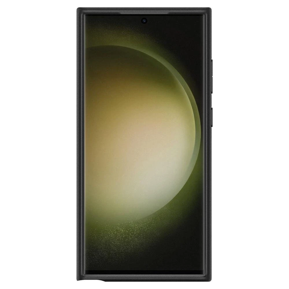 Spigen Optik Armor dėklas skirtas Samsung Galaxy S23 Ultra, spalva - Juoda
