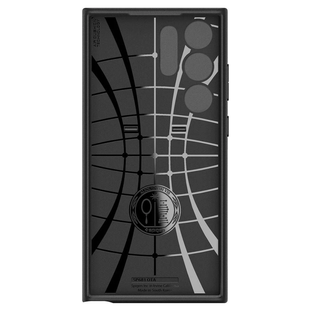 Spigen Optik Armor dėklas skirtas Samsung Galaxy S23 Ultra, spalva - Juoda