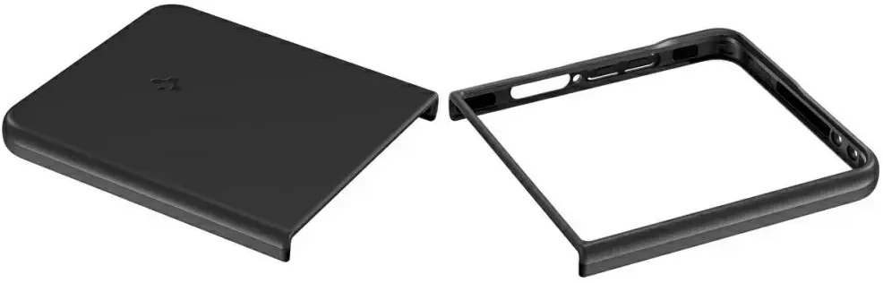 „Samsung Spigen Thin Fit“ dėklas „Galaxy Z Flip7“ juodas