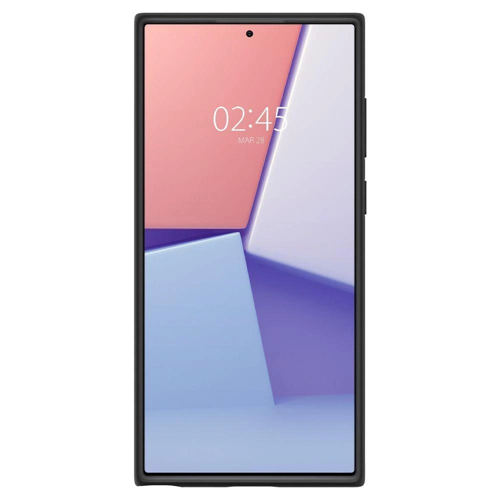Dėklas Spigen Thin Fit, juodas – Samsung Galaxy S22 Ultra