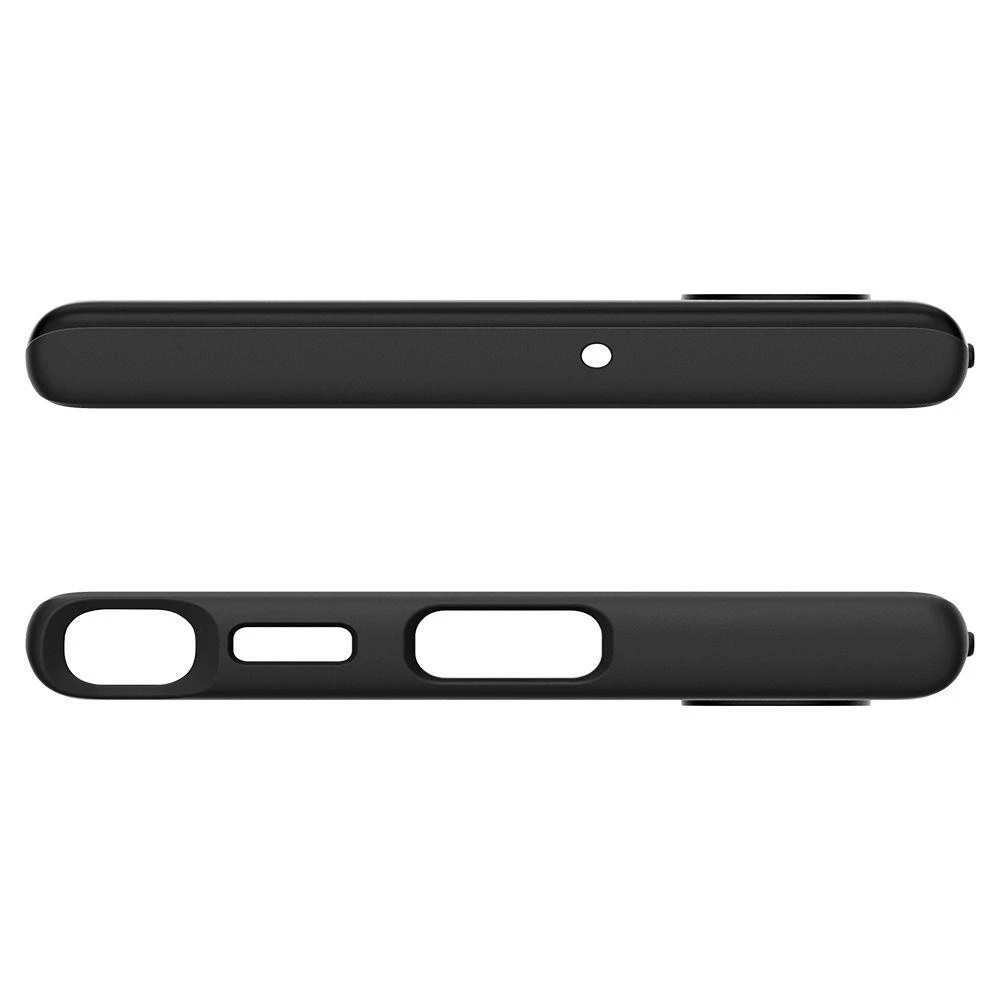 Dėklas Spigen Thin Fit, juodas – Samsung Galaxy S22 Ultra