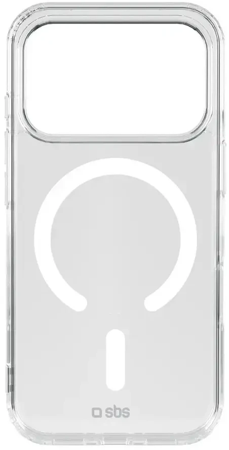 Dėklas SBS D3O Active Case for iPhone 18 Pro Max / 17 Pro Max Compatible with MagSafe - Transparent