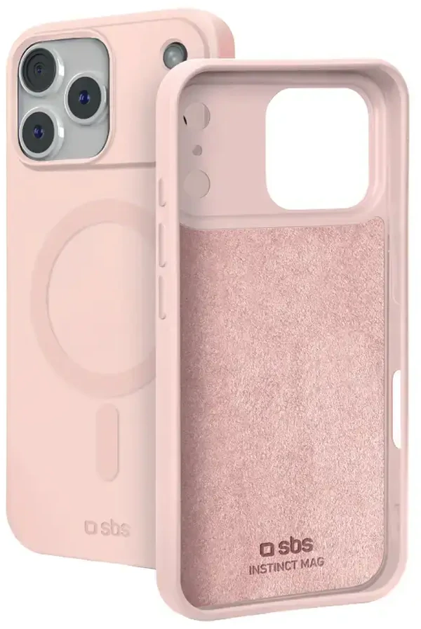 Dėklas SBS Instinct Mag Case for iPhone 18 Pro / 17 Pro Compatible with MagSafe - Rožinė