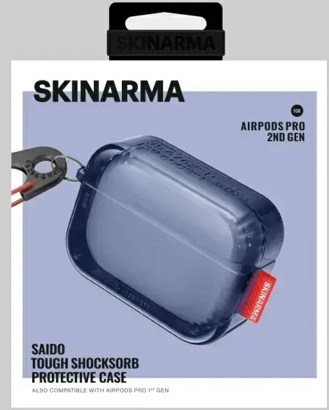 Skinarma Saido AirPods Pro 2 dėklas tamsiai mėlynas