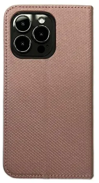 Dėklas Smart Magnet book Google Pixel 7 Pro rožinio aukso spalvos