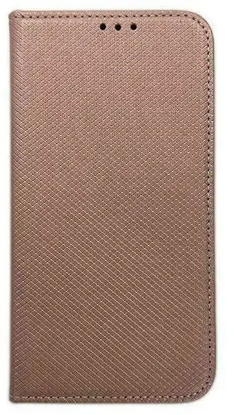 Dėklas Smart Magnet book Moto G85 5G rožinė auksinė rose auksinis