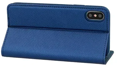 Dėklas Smart Magnet knygutės tipo Xiaomi Redmi 12 mėlynos spalvos