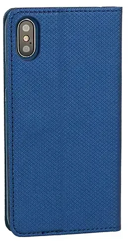 Dėklas Smart Magnet knygutės tipo Xiaomi Redmi 12 mėlynos spalvos