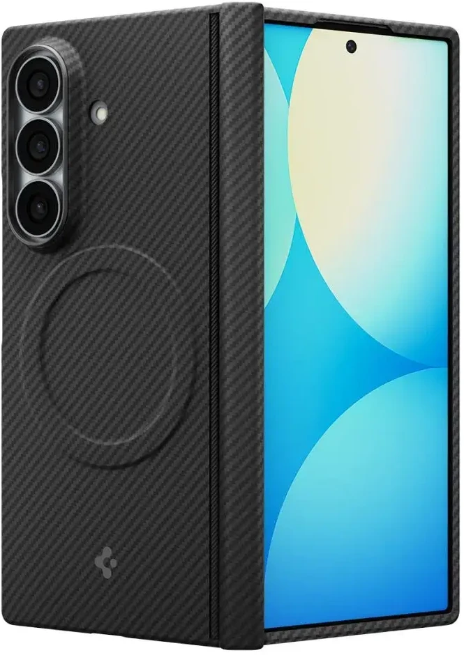 Dėklas SPIGEN AIRSKIN ARAMID MAGSAFE GALAXY Z FOLD 8 ULTRA Juodas