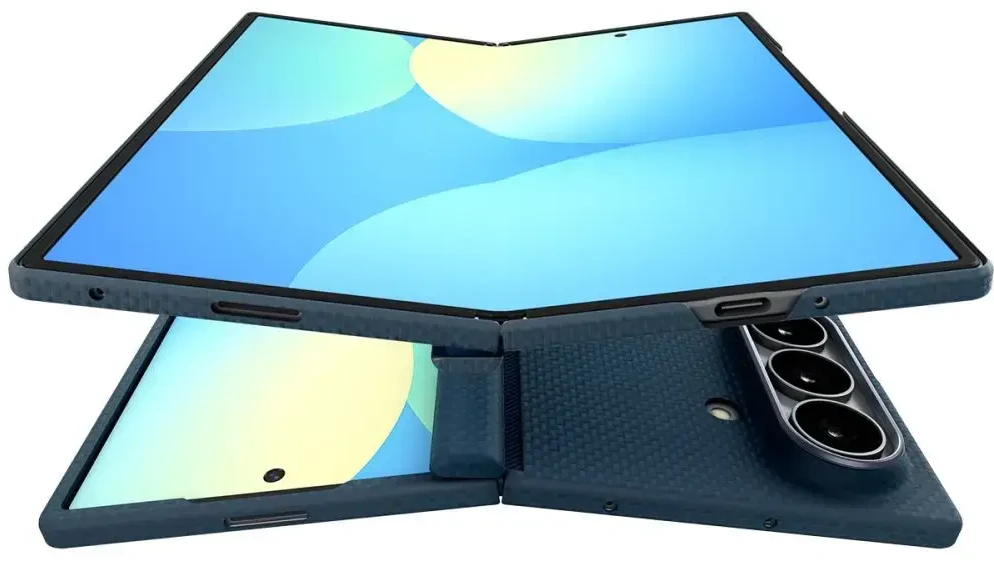 Dėklas Spigen AirSkin Aramid MagSafe Samsung Galaxy Z FOLD 8 ULTRA NAVY